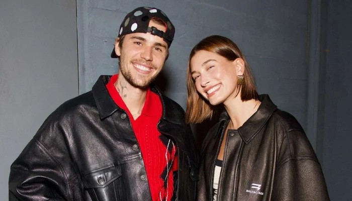 Justin and Hailey Bieber Celebrate 8th Anniversary With Playful Pool Snaps