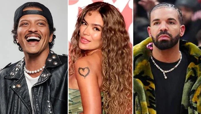 Bruno Mars Reacts To Drake Dancing With His Latina Crush Karol G