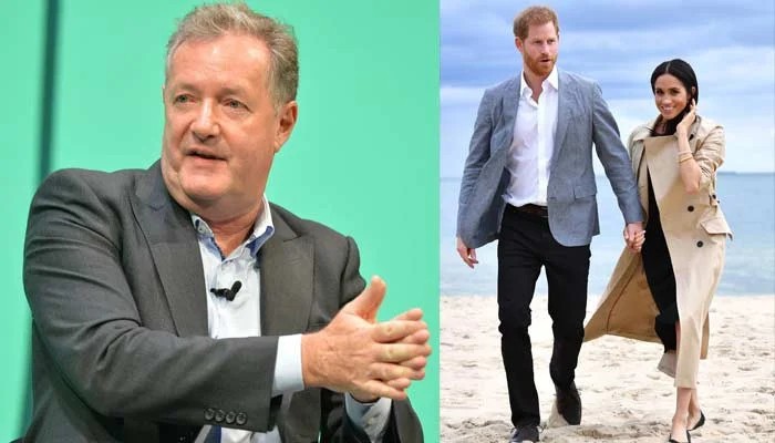 Piers Morgan's satirical caption on Prince Harry and Meghan Markle sparks fierce debate