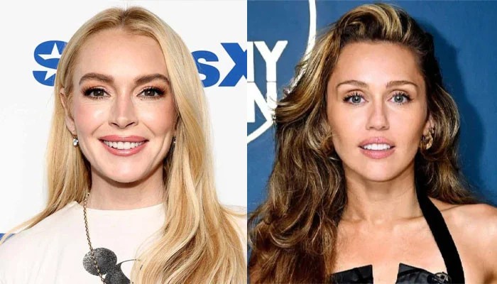 Lindsay Lohan Channels Inner Fan, Jams to Miley Cyrus in Full Circle Moment