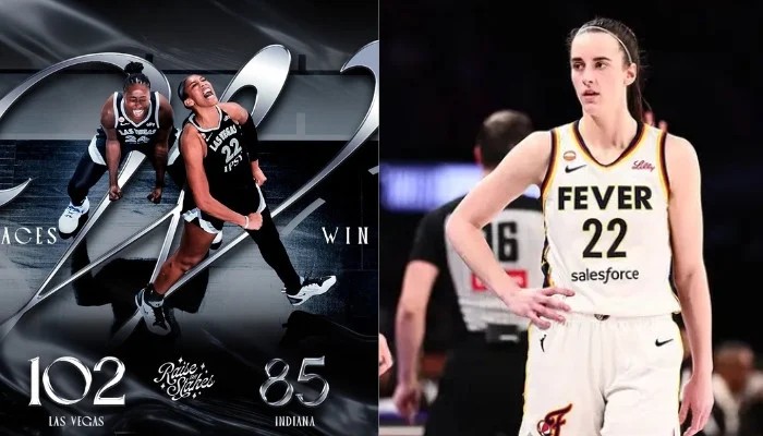 Caitlin Clark Fever Routed By Aces 102 85 In Game 1 Playoff Blowout