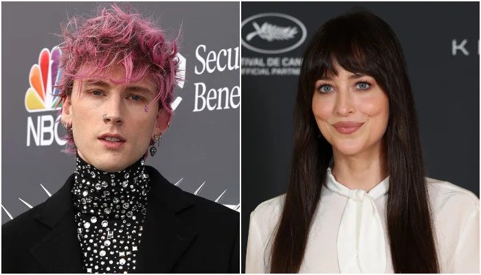 Did Mgk Sneak Into Dakota Johnsons Birthday Party After Snl Nod