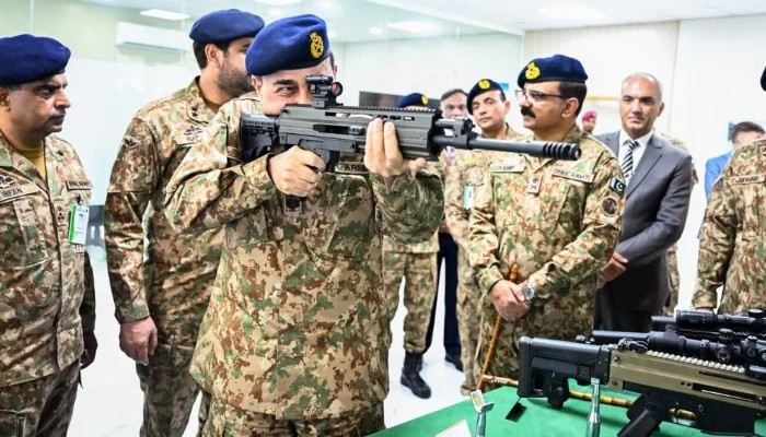 CDF Munir Reviews POF Wah's Defence Production Indigenisation Efforts