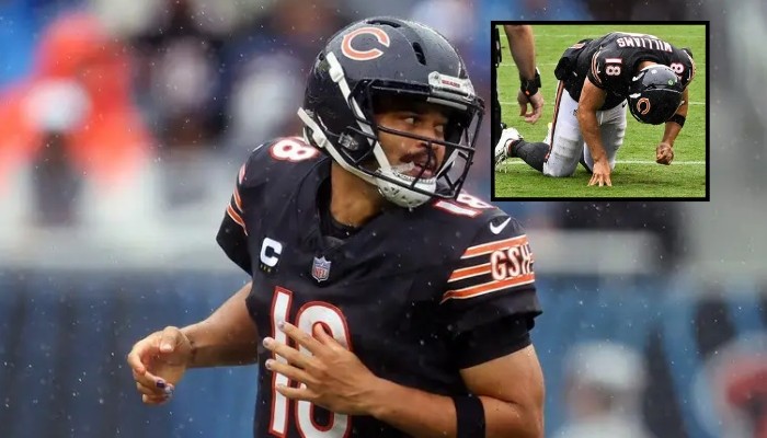 Bears Caleb Williams Exits On Cart After Hamstring Injury Details Inside