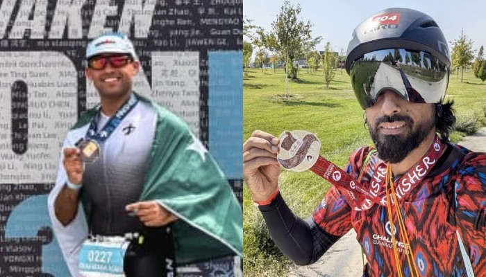 Pakistani Triathletes Shahzada Asad and Jibran Jawaid Complete International Challenges
