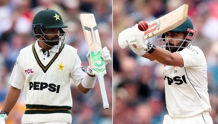 Babar Azam, Saud Shakeel Climb Two Places Up in ICC Test Rankings