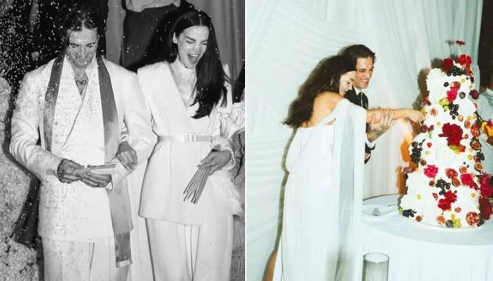 Newlyweds Dove Cameron Damiano David Share Photos From Italian Wedding