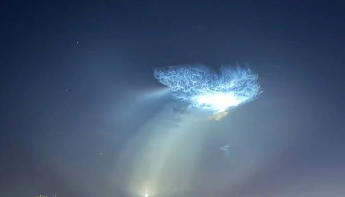SpaceX launch creates rare 'jellyfish cloud' over Tampa Bay