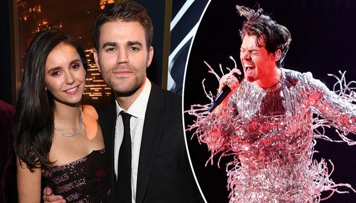 Vampire Diaries Reunion: Nina Dobrev and Paul Wesley Spotted at Harry Styles Concert