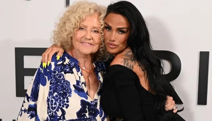 Katie Price says she makes regular visits to mum Amy in hospital