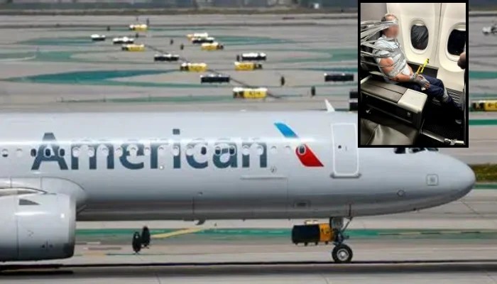 Duct-Taped and Grounded: Passengers Restrain Disruptive Flyer on American Airlines Flight