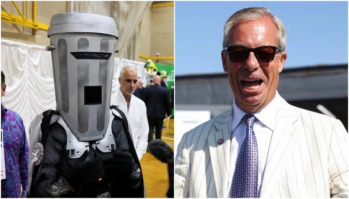 Nigel Farage Regains Uk Parliamentary Seat Fights Off Count Binface Challenge