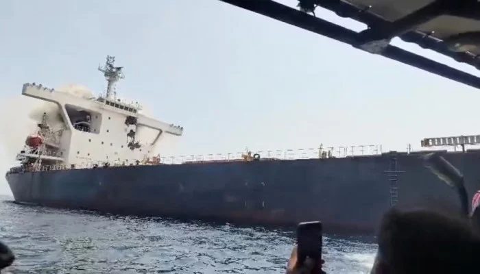 Two Ships Sink Near Strait Of Hormuz After Projectile Hits