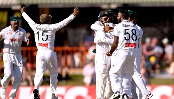 Rampant Bangladesh make history with first-ever Test win in Australia
