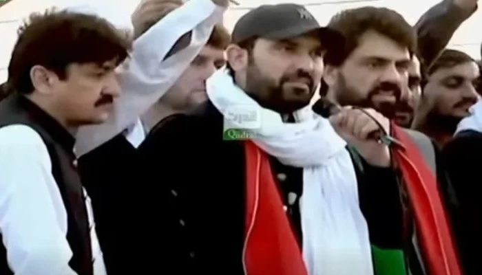 CM Sohail Afridi-led Pakistan Tehreek-e-Insaf (PTI) long march launched from Lakki Marwat