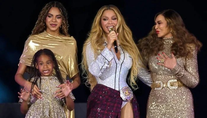 Beyoncé's daughters Blue Ivy, Rumi make rare public appearance in Houston
