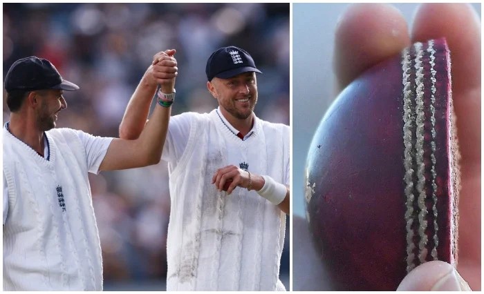 Half a ball, whole memories: England pacers split souvenir after rare feat