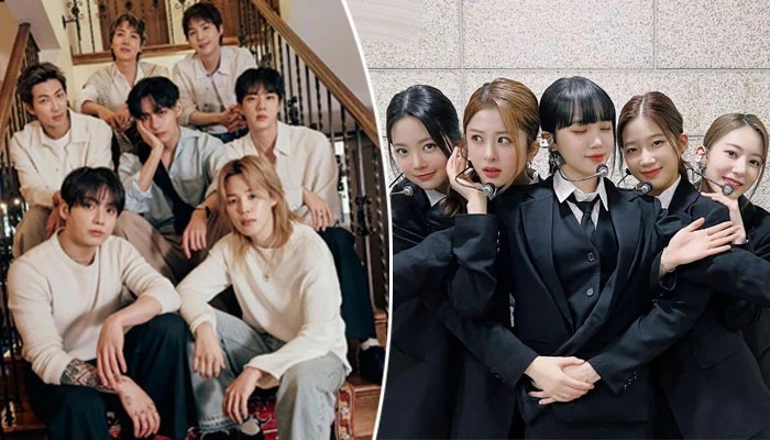 Bts Le Sserafim Send Fans Into A Frenzy With Sweet Backstage Photo