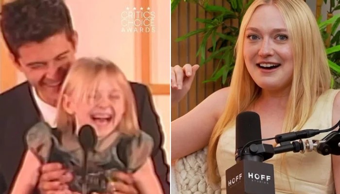 Dakota Fanning revisits viral Orlando Bloom awards moment