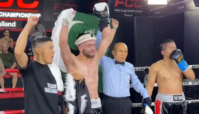 Pakistani Boxer Usman Wazeer Wins 19th International Bout