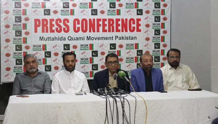 Muttahida Qaumi Movement-Pakistan (MQM-P) proposes national dialogue on framework for new provinces
