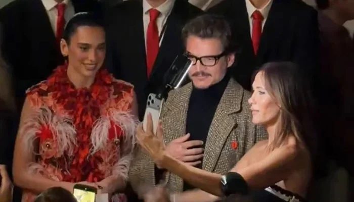 Pedro Pascal Dua Lipa Kristen Wiig Bring Befitting Twist To Tiktok Trend