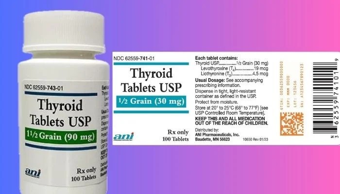 Thyroid Tablets USP 30mg Recalled: Check Lot Number 504950