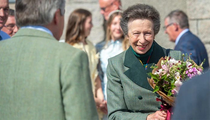 Princess Anne Receives Fishy Farewell in Fraserburgh Calling It Very Generous