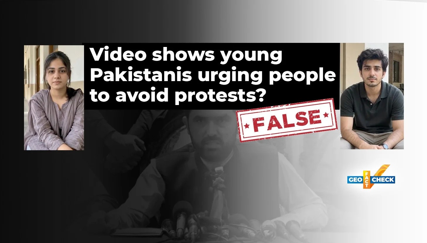 Fact Check Ai Generated Video Falsely Shows Young Pakistanis Urging People To Avoid Protests