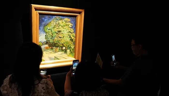 Hundreds queue in Hong Kong to glimpse Van Gogh painting unseen in public for 60 years