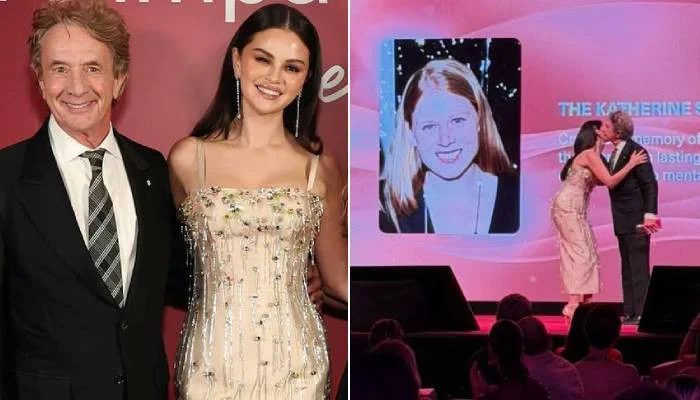 Selena Gomez tears up as she honours Martin Short's late daughter Katherine