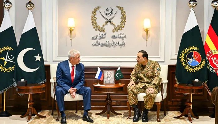 Chief of Army Staff (COAS) Munir reaffirms Pakistan's resolve to deepen longstanding ties with Russia