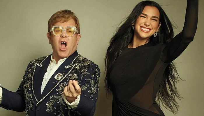 Dua Lipa Elton John Celebrate Five Years Of Cold Heart