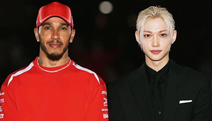 Lewis Hamilton Sends Stray Kids Fans Wild As He Shares Stage With Felix