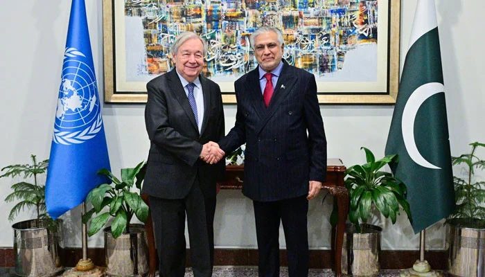Un Chief Hails Pakistans Diplomatic Efforts To Promote Mideast Peace