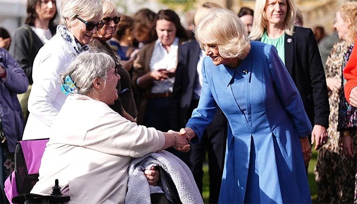 Queen Camilla Enjoys A Literary Afternoon With Book Lovers At Chatsworth House