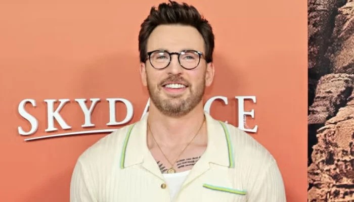 Chris Evans Dons 80s Look For New Movie Pictures Inside