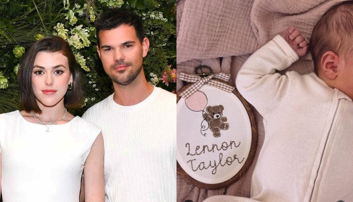 Taylor Lautner Wife Tay Welcome 1st Child Together Reveal Baby Girls Name
