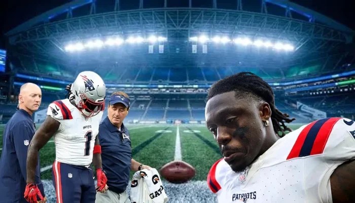 Patriots' A.J. Brown Exits Season Opener Vs Seahawks With Ankle Injury