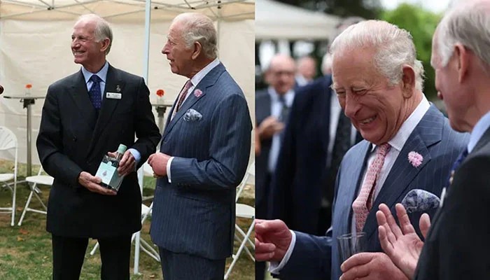 King Charles Jokes About Stress Before Sending A Plaque Flying